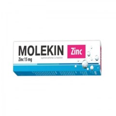 Molekin Zinc 15 mg, 20 comprimate, Zdrovit